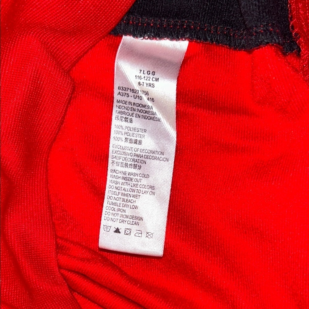 Nike Red and Black Performance Jacket with High Collar - Picture 4 of 6